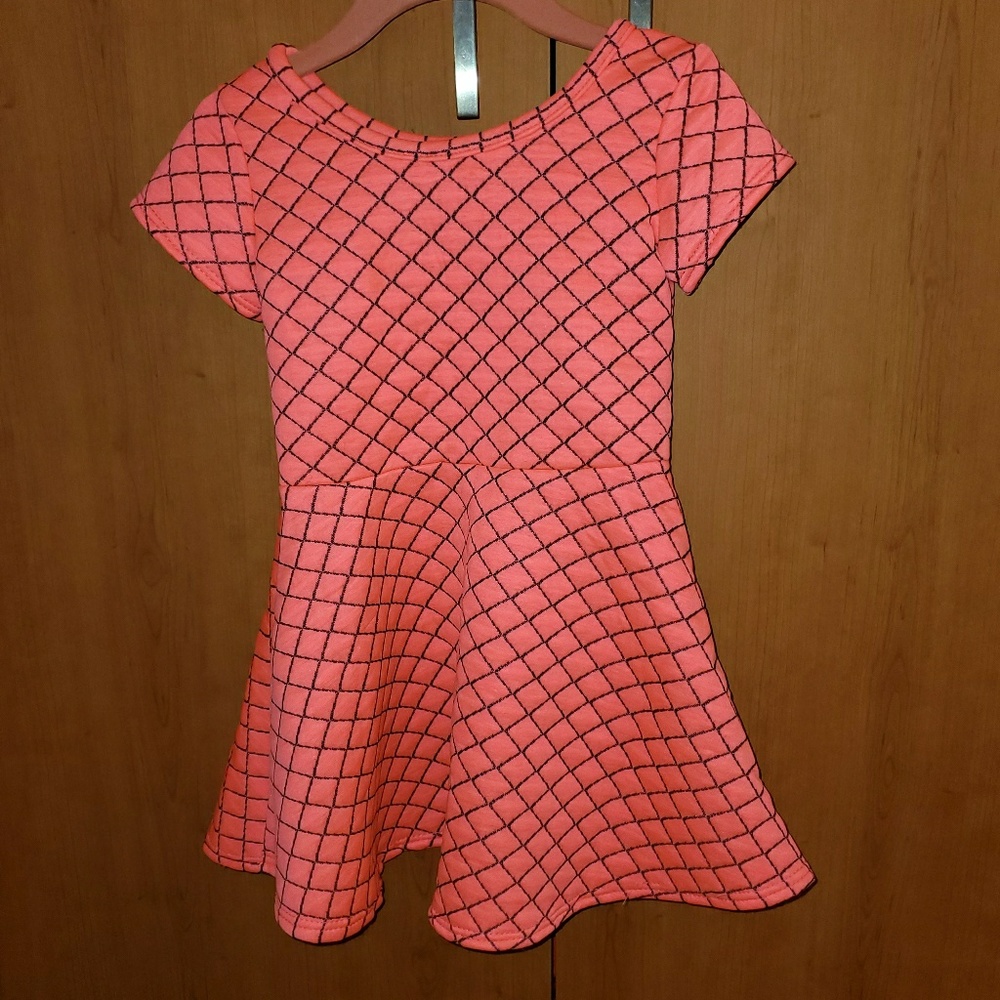 Pinc toddler girl fit and flare dress